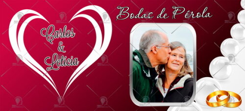 Kit 2 Canecas Mágicas Bodas de Pérola com Foto + Caixinha