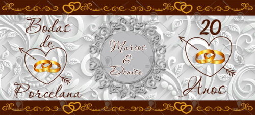 Kit 2 Canecas Mágicas Bodas de Porcelana + Caixinha