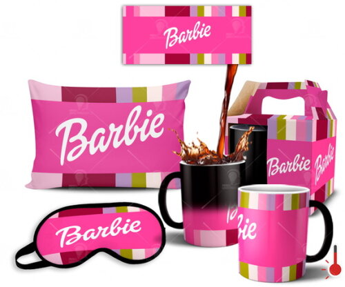 Kit Mágico personalizado Boneca Barbie - Mod 004