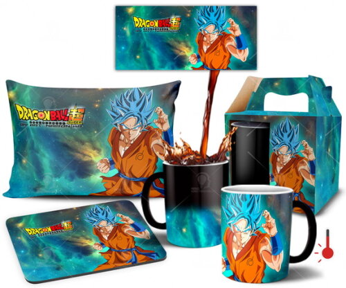 Kit Personalizado Anime Dragon Ball Super Goku SSJ deus