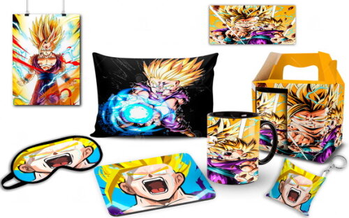 Kit personalizado Dragon Ball Z Gohan Super Saiyajin 2