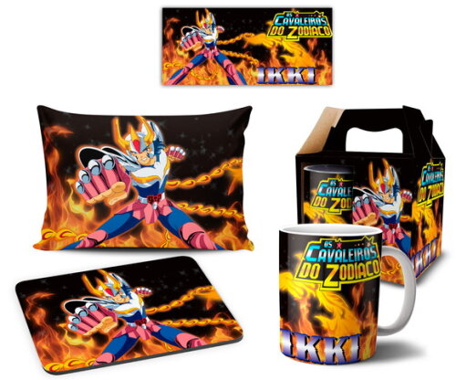 Kit Personalizado Ikki de Fênix Cavaleiros do Zodíaco
