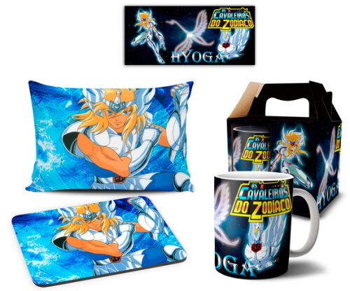 Kit Personalizado Hyoga de Cisne Cavaleiros do Zodíaco