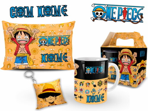 Kit Personalizado One Piece Luffy com Nome