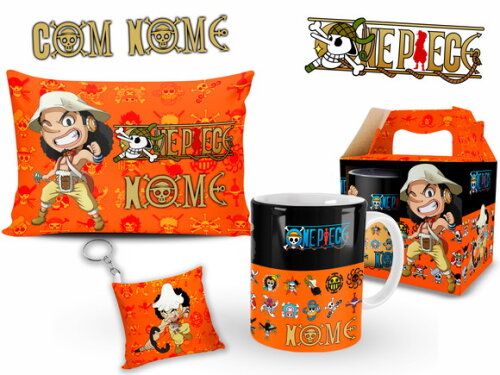 Kit Personalizado One Piece Usopp com Nome