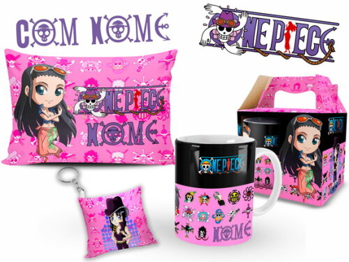 Kit Personalizado One Piece Nico Robin com Nome