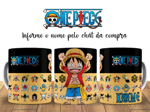 Kit Personalizado One Piece Luffy com Nome