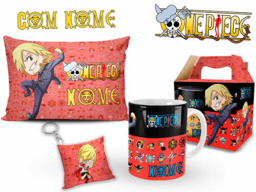 Kit Personalizado One Piece Sanji com Nome