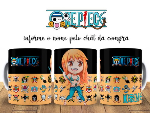 Kit Personalizado One Piece Nami com Nome