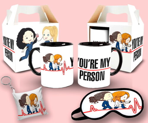 Kit Personalizado Para Presente Seriado Grey's Anatomy 1 uni