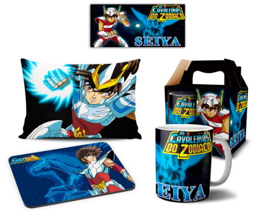 Kit Personalizado Seiya de Pégasos Cavaleiros do Zodíaco