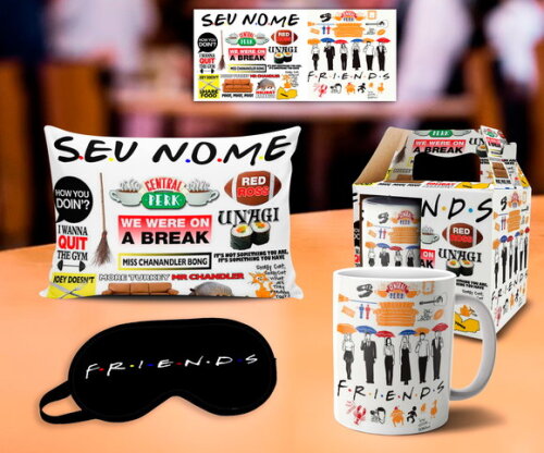 Kit personalizado Série Friends com Nome