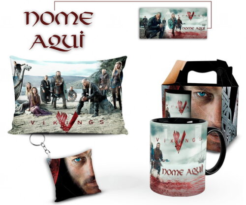 Kit Personalizado Série Vikings com Nome - Mod004