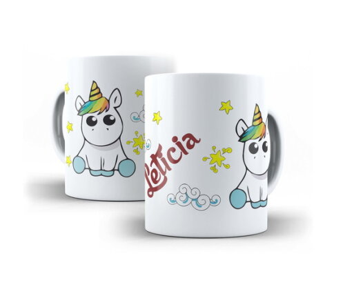 Kit personalizado Unicórnio com Nome - Mod 007