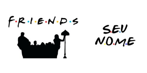 Xícara De Café Mágica Personalizada Seriado Friends Com Nome