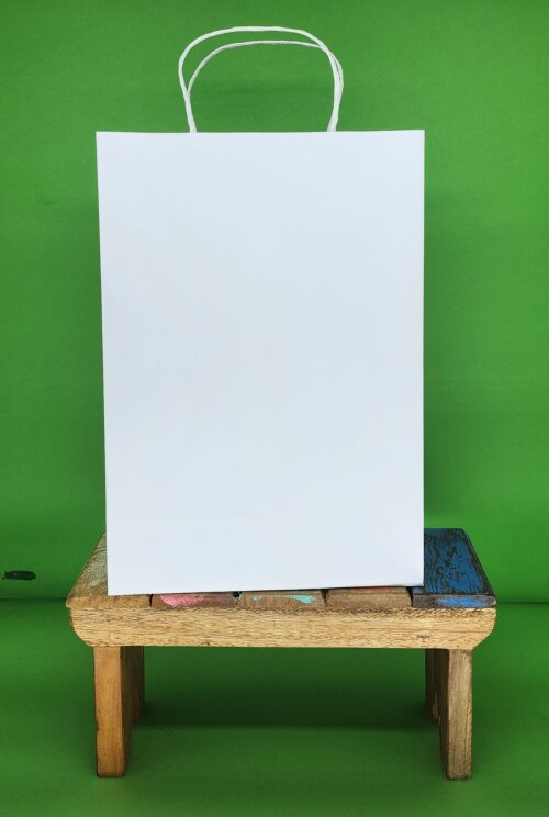 Sacola branca 22x32x10