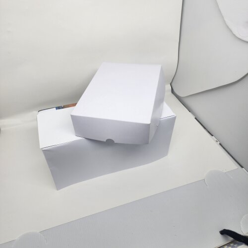 Caixa de papel cartão duplex branca 15x23x5,5