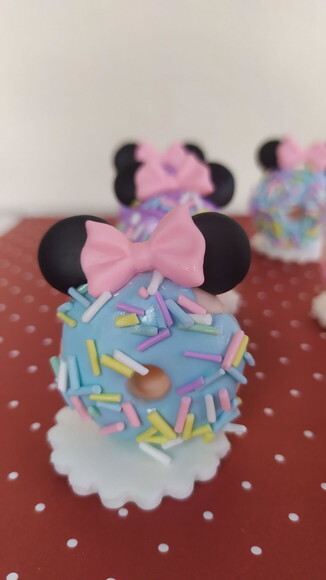 Aplique Donuts da Minnie Confeiteira
