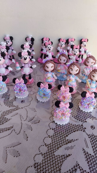 Aplique Donuts da Minnie Confeiteira