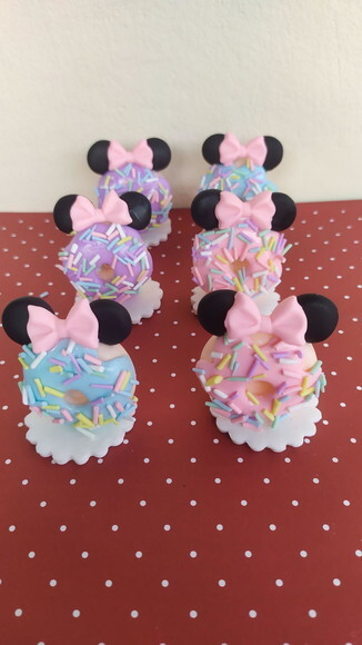 Aplique Donuts da Minnie Confeiteira