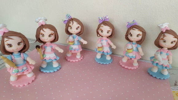 Apliques de Biscuit Confeiteiras