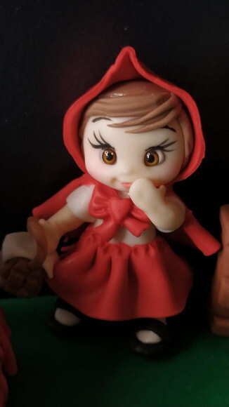 Chapeuzinho Vermelho Aplique para Lembrancinhas
