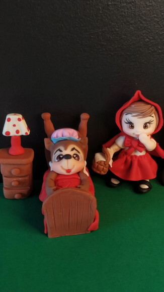 Kit 4 Apliques Chapeuzinho Vermelho
