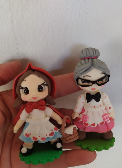 Lembrancinha Chapeuzinho Vermelho Aquarela