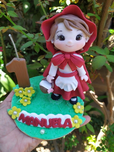 Topo de Bolo Chapeuzinho Vermelho