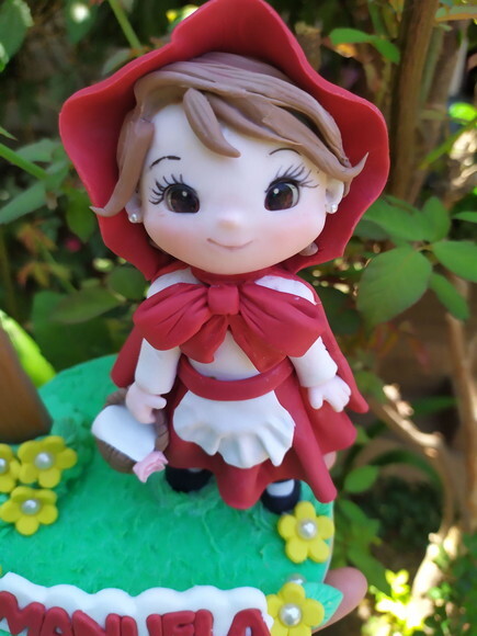 Topo de Bolo Chapeuzinho Vermelho