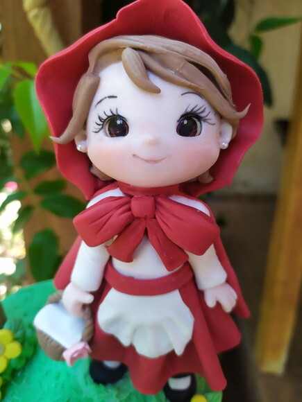 Topo de Bolo Chapeuzinho Vermelho