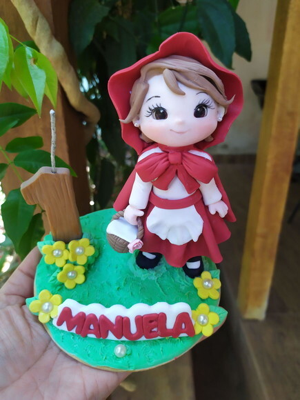 Topo de Bolo Chapeuzinho Vermelho