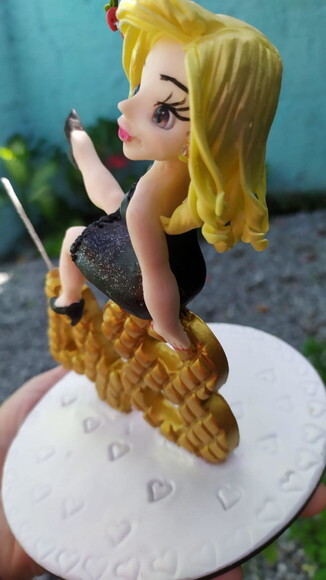 Topo de Bolo,e Vela Personalizada