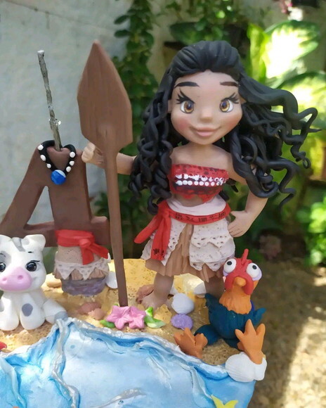 Topo para Bolo Moana