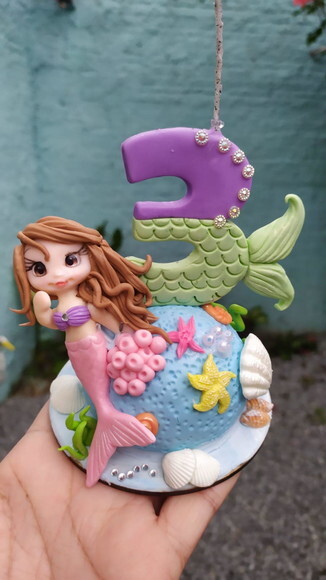 Vela Sereia em Biscuit