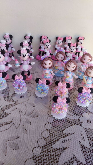 Aplique Donuts da Minnie Confeiteira