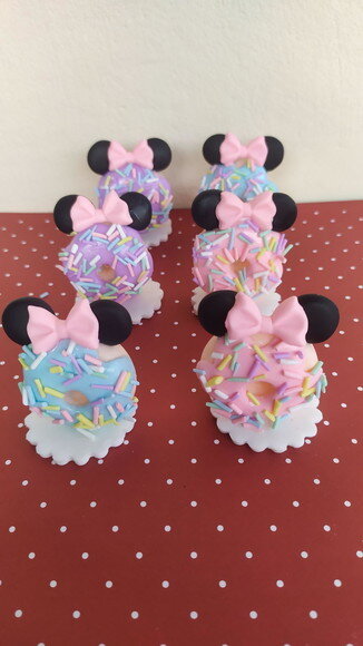 Aplique Donuts da Minnie Confeiteira
