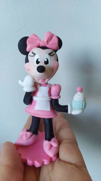 Aplique Minnie Confeiteira para Lembrancinha