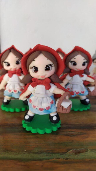 Lembrancinha Chapeuzinho Vermelho Aquarela