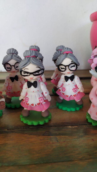 Lembrancinha Vovó da Chapeuzinho Vermelho Aquarela