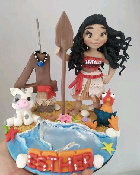 Topo para Bolo Moana