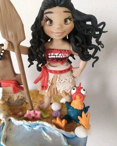 Topo para Bolo Moana