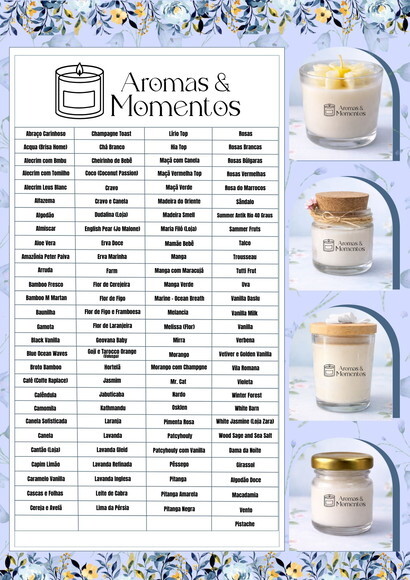 Aromatizador com Glitter