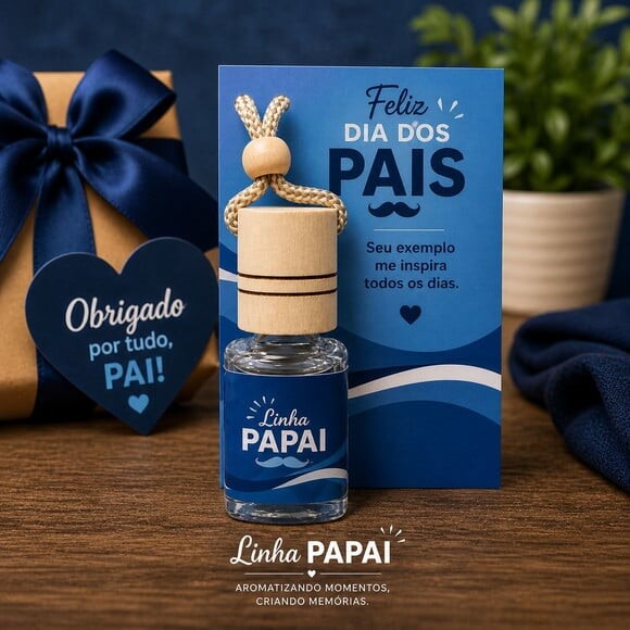 Aromatizador para Carro - Dia dos Pais - Novembro Azul