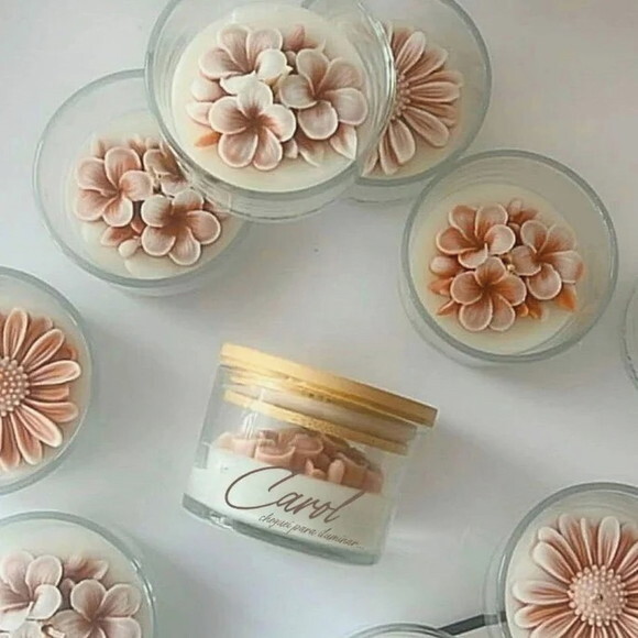 Lembrancinha de Vela Jasmim
