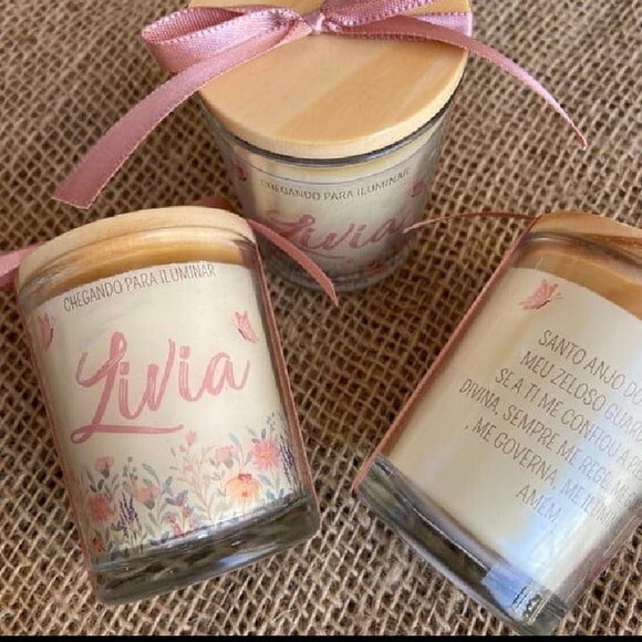 Vela Aromática 60g com Tampa de Madeira
