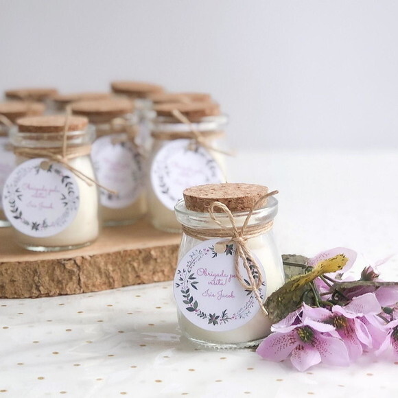 Velas Aromáticas com Tampa de Rolha
