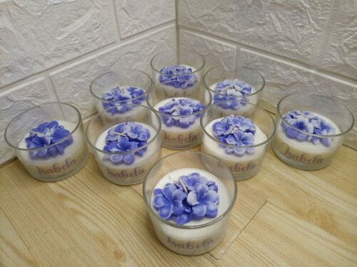 Lembrancinha de Vela Jasmim