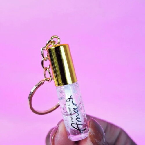 Mini Lip Gloss com Card - Qualquer Tema