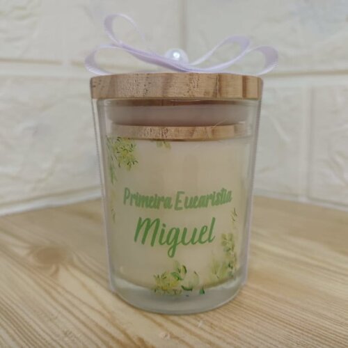 Vela Aromática 60g com Tampa de Madeira